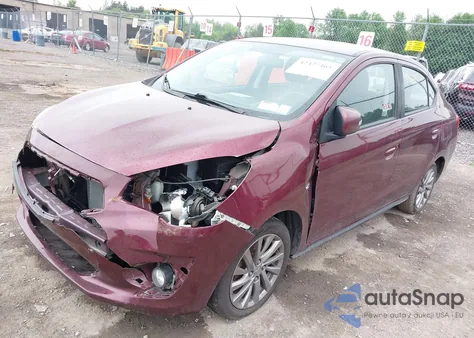 2020 Mitsubishi Mirage G4 Se from USA, damaged, VIN ML32F4FJ9LHF03410